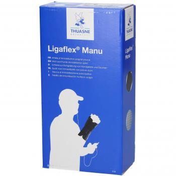 Thuasne Ligaflex Manu Handgelenkbandage – 1 Stück – Dunkelgrau/Schwarz