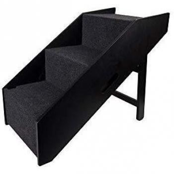 Trap en loopplank 62x36x51cm zwart