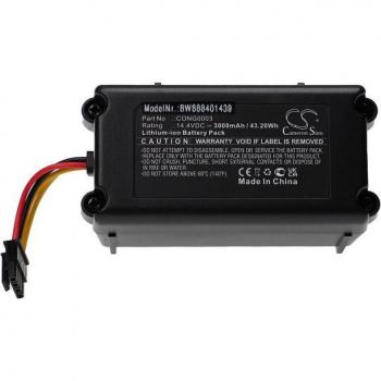 Vhbw Batterie 14,4V pour aspirateur Proscenic VR1717 (3000mAh)