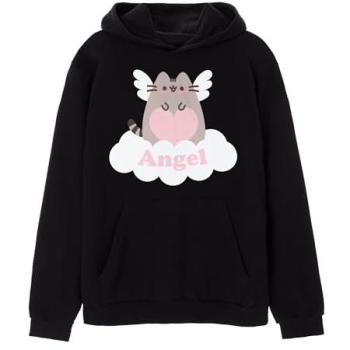 Pusheen Women's Hoodie, Black, Size L