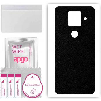 Sharp Matte Black Phone Skin for Aquos Sense4 Plus