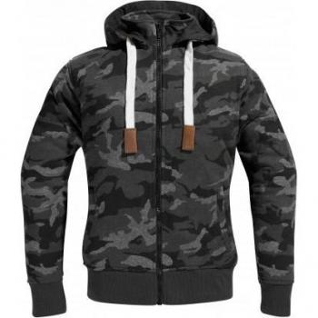 DIFI Downtown Moto Camo Zip Femme Gris