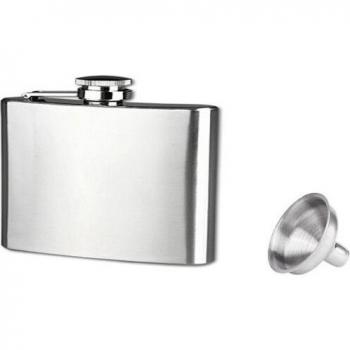 Stainless Steel Hip Flask with Cap and Funnel for Alcohol