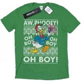Disney Men's Donald Duck Yuletide Graphic Tee