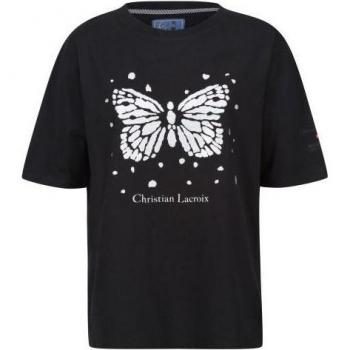 Regatta Ladies Christian Lacroix Bellegarde Butterfly T-Shirt (Black)