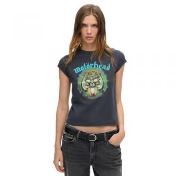 Superdry Maglietta A Maniche Corte Motorhead Cap Band Heavy Backstage Black L Classic