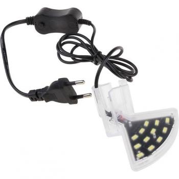 LED para acuario con luz blanca y enganche universal
