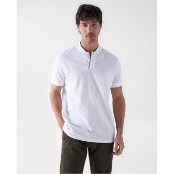 Polo con contraste de color en el cuello Salsa Jeans