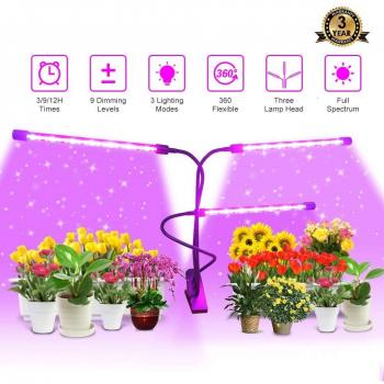 Luz LED para Plantas de Interior con Espectro Completo