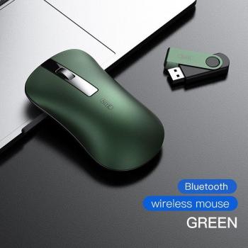Souris sans fil Bluetooth rechargeable 2.4G pour ordinateur portable et Macbook