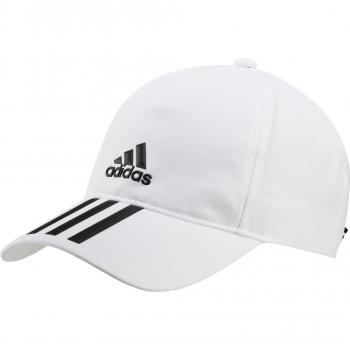 Cappello Sportivo Adidas Bianco con 3 Strisce