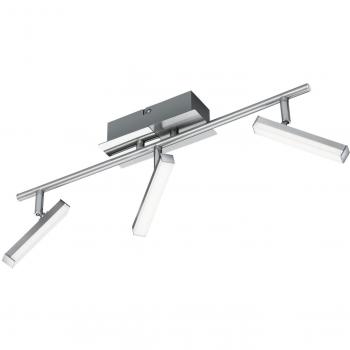 Opium LED‑Trio Balken – 870610307, 7x51x20 cm, Nickel Matt/Chrom