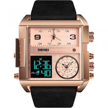 Montre Numérique Sportive Hommes Étanche Horloge Multiples Fuseaux