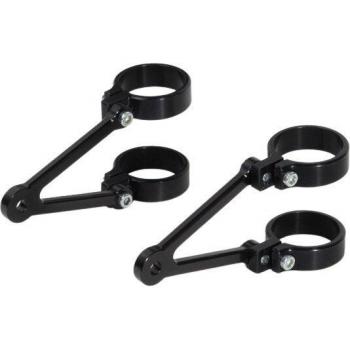 Supporto lampada lungo 51/53mm Nero LSL senza supporto indicatore