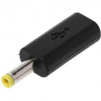 Micro USB Female to 4.0x1.7mm DC Male Adapter for Sony PSP