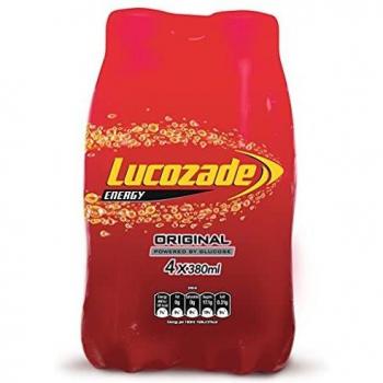Lucozade Energy Drink Original 4 x 380ml Bundle