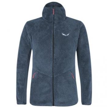 Giacca Pile con Cappuccio Salewa Tognazza Polarlite Blu Notte XXL