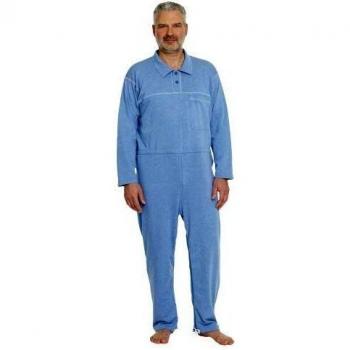 Suprima Schlafoverall mit Knopfleiste