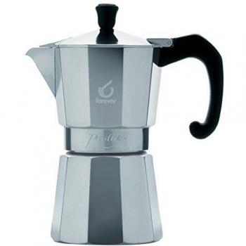 Caffe' Moka Kaufgut KAU144, 6 Tazze, Multicolore con Manico Antiscottura