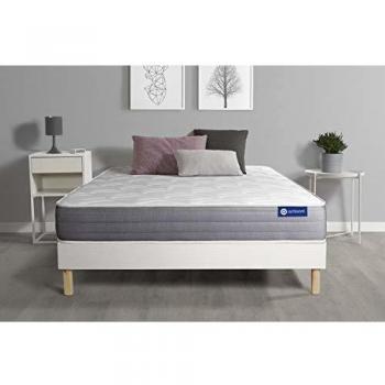 Ensemble Matelas ACTIMEMO Dream 90x200 cm + sommier KIT Blanc
