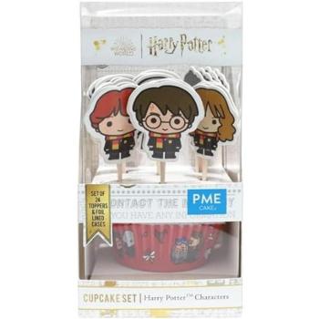 Cápsulas y toppers para cupcakes de Harry Potter