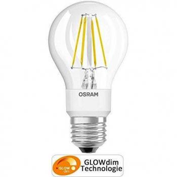 GLOWdim Classic A LED Kolbenlampe – Farbdimmung 2000–2700 K, 50 W Ersatz