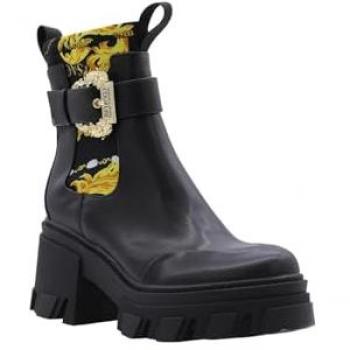 Versace Jeans Couture Heeled Boots, Black, Size 6 UK