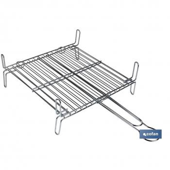Cofan Parrilla Doble Zincado 50x50cm “Múltiple Asado”