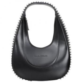 Borsa a spalla con piedini metallici Eye Star