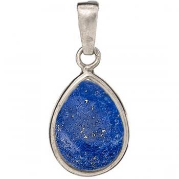 Péndulo 'Meghan' de Plata y Lapis Lazuli
