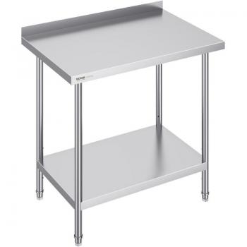 Surface de travail restaurant bar hôtel maison Vevor 61×91,4 cm