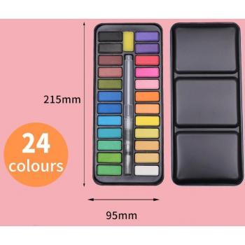 Tragbare Aquarellpinsel Kollektion