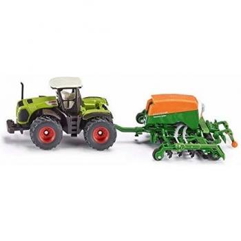 Siku 1:87 Scale Claas Tractor with Seeder