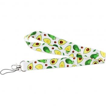 Avocado Print Key Lanyard