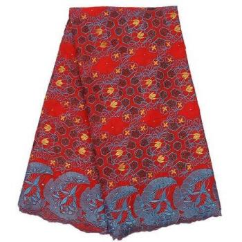 Swiss Voile Lace with Nigerian Embroidery