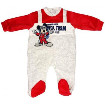 Tuta ciniglia bimbo neonato Ellepi Disney baby Mickey rosso grigio 6 m