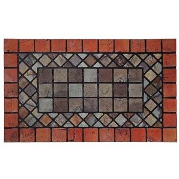 GreenShield Red‑Edge Floor Mat – 44×75 cm