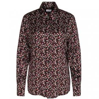 Seidensticker Hemdbluse »Schwarze Rose«, Langarm Kragen
