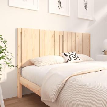 VidaXL Solid Wood Pine Bed Headboard 165.5x4x100 cm