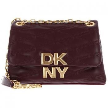 DKNY Minna Umhängetasche Leder 22 cm rot