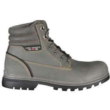 Carrera Lace-up Boots, male, Gray, Size: 13 US Grey Lace-Up Boots with Contrast Details