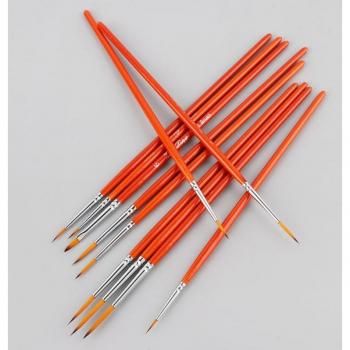 Kit de 11 pinceaux de détail pour peinture à l'huile