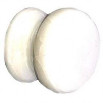 Securit Cracked White Ceramic Door Handles