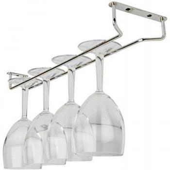 Chrome Wine Glass Storage Rack