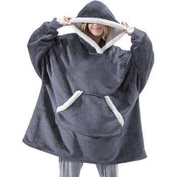 Manta de interior con diseño de sudadera