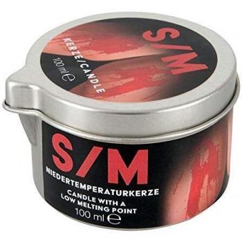 Orion Niedertemperatur S/M Kerze im Tiegel, 100 ml, Rot