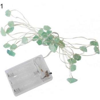 Guirlande lumineuse LED en pierre cristal 300mm