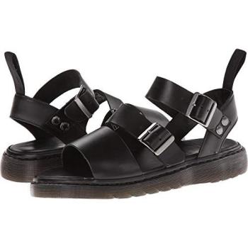 Dr. Martens Gryphon Leather‑Gladiator Black Unisex Sneaker 15695001 EU 36