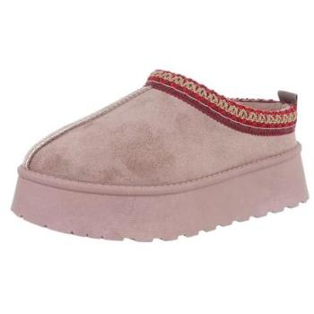Ital-Design Trekkingboot Damen Hellbraun