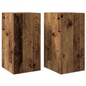 Muebles de TV 2 uds madera ingeniería envejecida 30,5x30x60 cm vidaXL